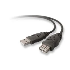 Belkin USB Extension Cable, 3 Ft, Black