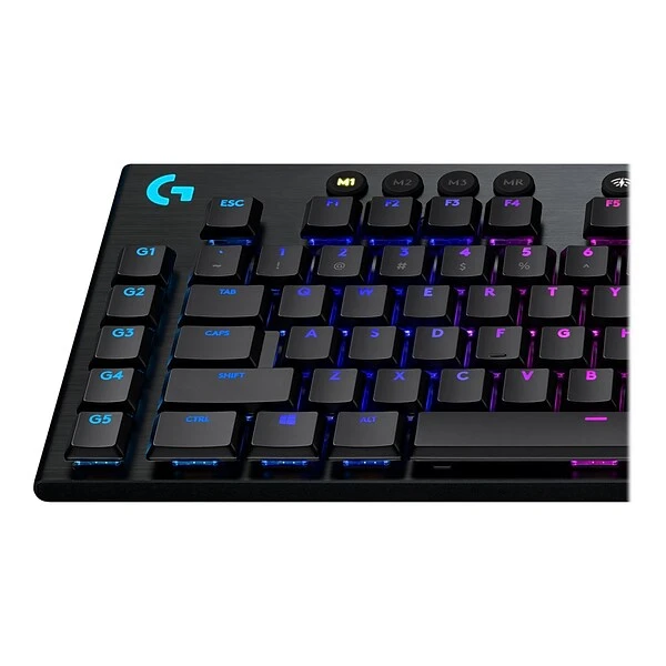 Logitech G915 TKL Tenkeyless LIGHTSPEED Wireless RGB Mechanical Gaming Keyboard, Black (920-009512) - Image 4