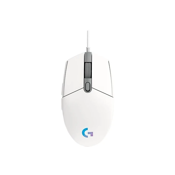 Logitech Optical Gaming Mouse, White (910-005791) - Image 3