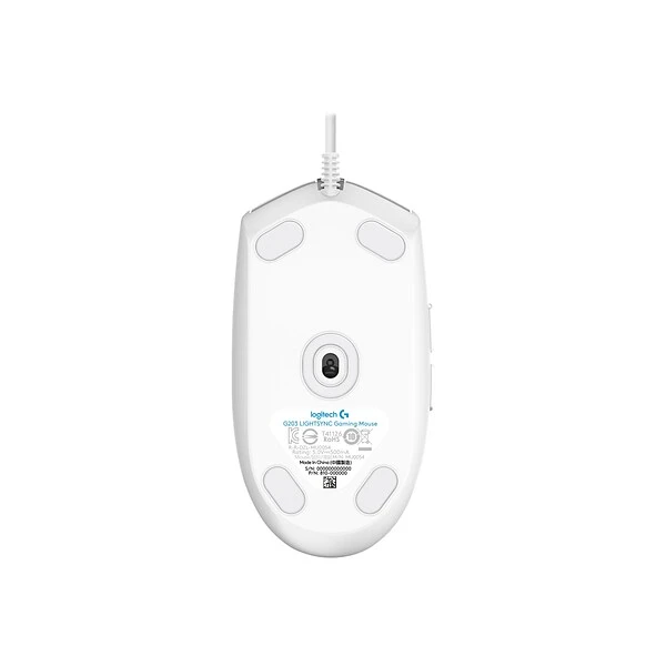 Logitech Optical Gaming Mouse, White (910-005791) - Image 4