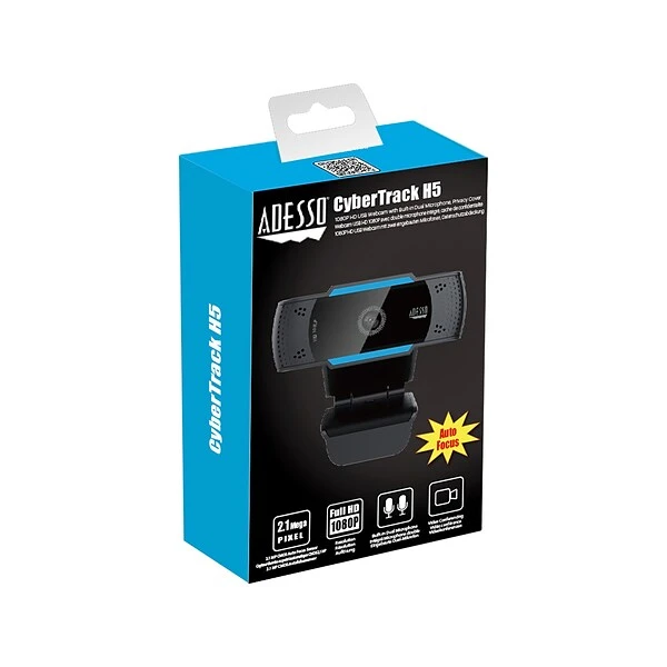 Adesso CyberTrack H5 2.1 Megapixels Universal Webcam (CYBERTRACKH5) - Image 6