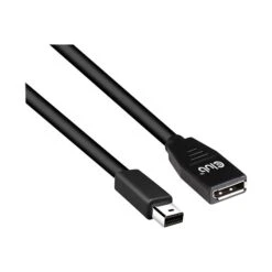 Club 3D CAC-1121 3.3' Mini DisplayPort/DisplayPort Audio/Video Cable, Black