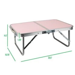 Mind Reader 23.5" X 15.75" Aluminum/Iron/MDF Laptop Tray, Pink (TAFOLAP-PNK)