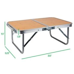 Mind Reader 23.5" X 15.75" Aluminum/Iron/MDF Laptop Tray, Brown (TAFOLAP-BRN)