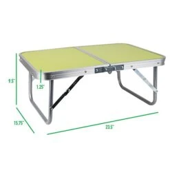 Mind Reader 23.5" X 15.75" Aluminum/Iron/MDF Laptop Tray, Green (TAFOLAP-GRN)