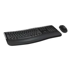 Microsoft Comfort Desktop 5050 Wireless Keyboard & Mouse, Black (PP4-00001)