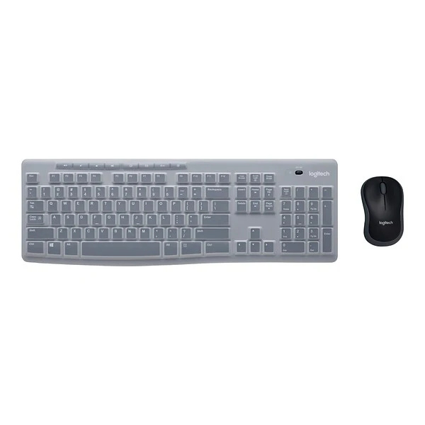 Logitech MK270 Wireless Combo For Education With Protective Keyboard Cover And Mouse, Black (920-010025)