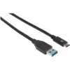 MANHATTAN USB-C Male 3.0 To USB-A Male 2.0 Cable, 3ft (353373)