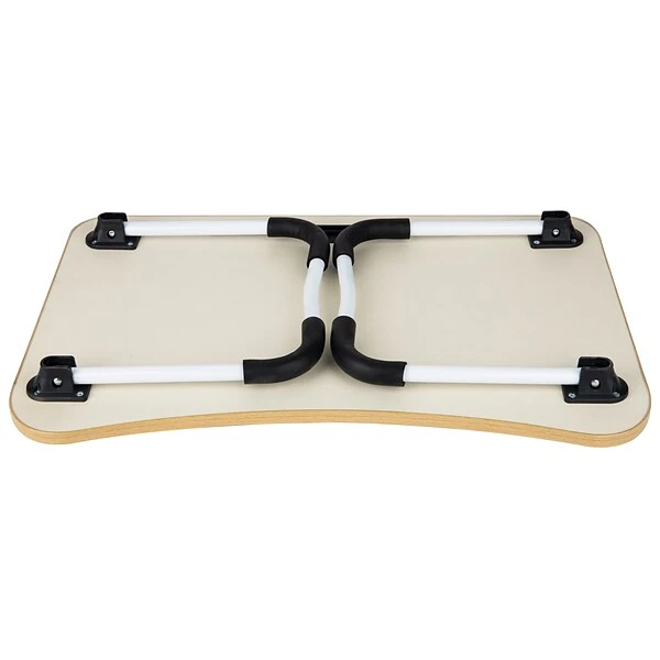 Mind Reader 23" X 15.25" Stainless Steel/Plastic Lap Desk, Beige (LBSTUDY-BEI) - Image 2