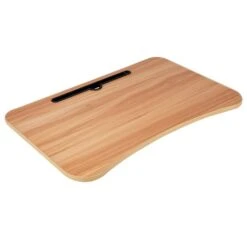 Mind Reader 23" X 15.25" Stainless Steel/Plastic Lap Desk, Beige (LBSTUDY-BEI)