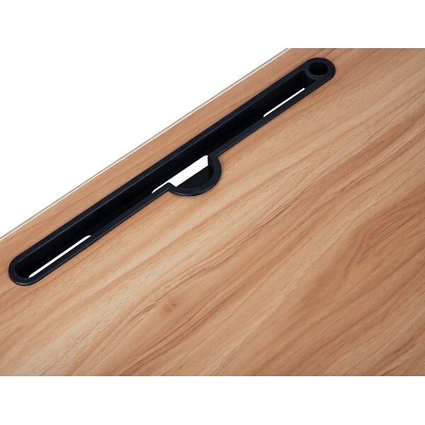 Mind Reader 23" X 15.25" Stainless Steel/Plastic Lap Desk, Beige (LBSTUDY-BEI) - Image 3