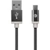 AT&T Charge & Sync Braided USB To Micro USB Cable, Black, 5 Ft. (MC05-BLK)