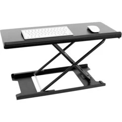 Mount-It! Adjustable Standing Keyboard And Mouse Platform, Black (MI-7146)