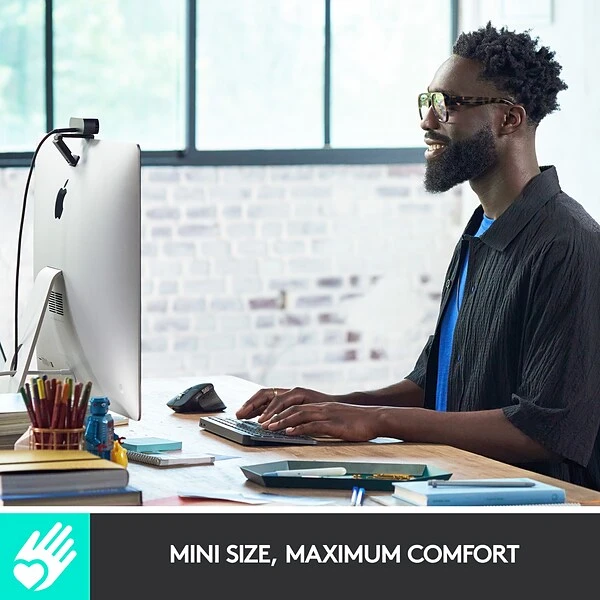 Logitech MX Keys Mini For Business Wireless Ergonomic Keyboard, Pale Gray (920-010595) - Image 2