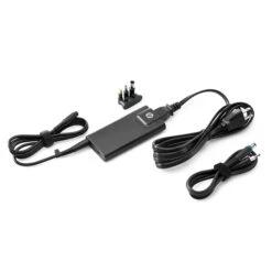 HP 65W Slim With USB AC Adapter, Black (G6H47AA#ABA)