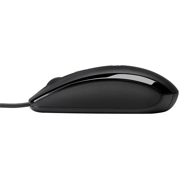 HP X500 Wired Optical Mouse, Black (E5E76AA) - Image 2