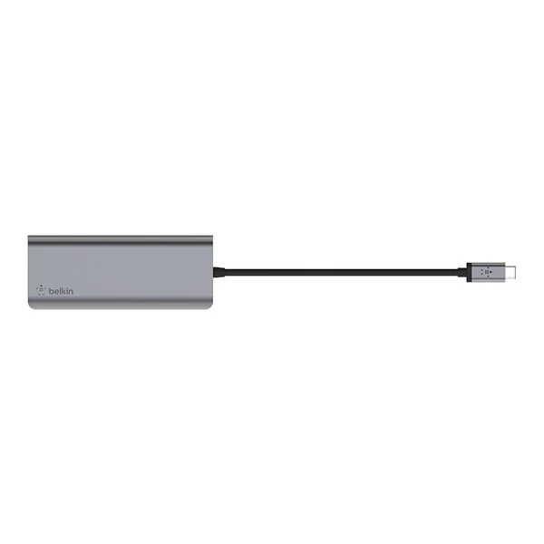 Belkin USB-C 6-in-1 Multiport Adapter, Gray (AVC008btSGY) - Image 4
