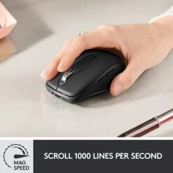 Logitech MX Anywhere 3 Ergonomic Wireless Laser Mouse, Black (910-005987)