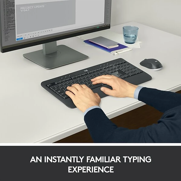 Logitech MK540 Advanced Wireless Keyboard And Mouse Combo, Black (920-008671)