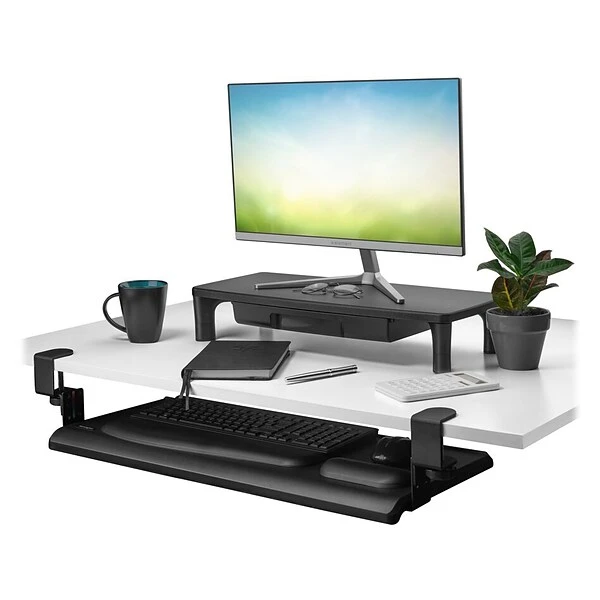 Kensington SmartFit Adjustable Keyboard Drawer, Black (K55407WW) - Image 6