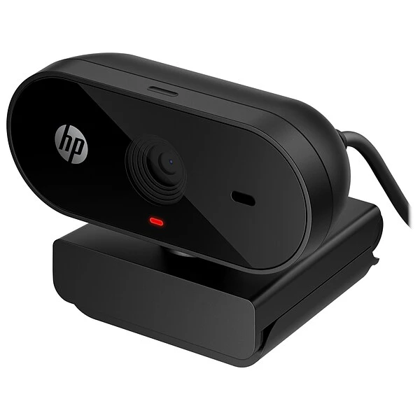 HP 320 FHD 1080p Webcam, 2MP, Black (53X26AA#ABL) - Image 2