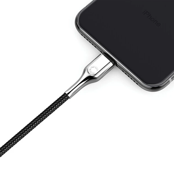 Cygnett Armored Lightning To USB-A Charge And Sync Cable, 3.937" (CY2668PCCAL) - Image 6