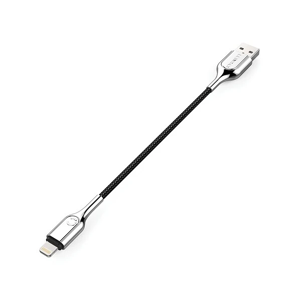 Cygnett Armored Lightning To USB-A Charge And Sync Cable, 3.937" (CY2668PCCAL) - Image 7