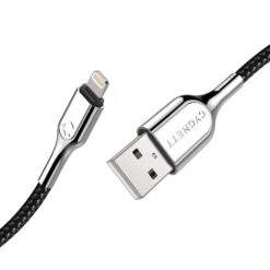 Cygnett Armored Lightning To USB Charge And Sync Cable, 9', Black (CY2671PCCAL)