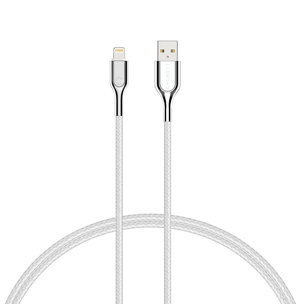 Cygnett Armored Lightning To USB-A Charge And Sync Cable, 6', White (CY2686PCCAL) - Image 5