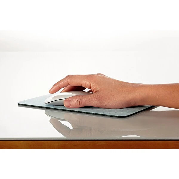 3M™ Precise™ Mouse Pad Enhances The Precision Of Optical Mice, Non-Skid, Foam Back, 9" X 8", Bitmap, (MP114-BSD1) - Image 8