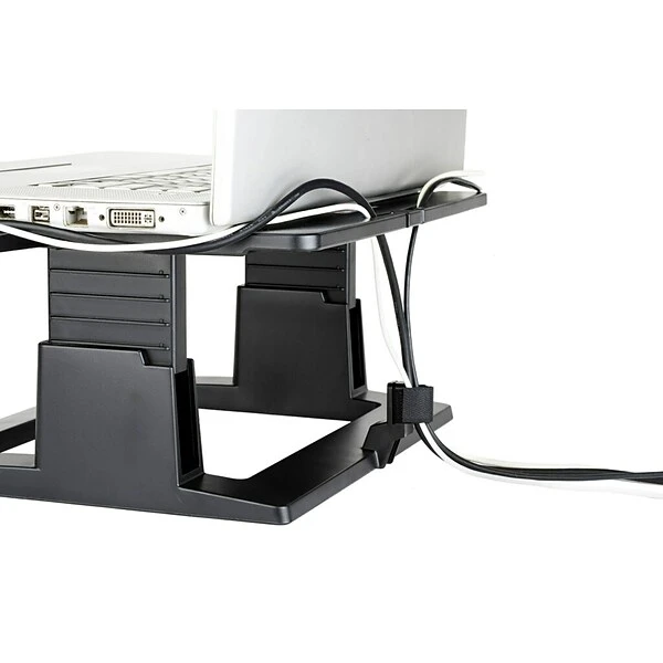 3M Adjustable Laptop Stand, Black, 2 In. Of Height Adjustment, Compatible With Docking Stations (LX500) - Image 8