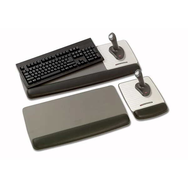 3M™ Gel Wrist Rest With Platform For Keyboard, Gray, Tilt Adjustable, Precise Mouse Pad (WR420LE) - Image 7