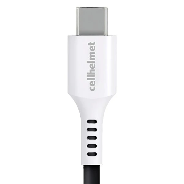Cellhelmet Charge And Sync USB-C To USB-A Round Cable, 10' (CABLE-C-A-10-R-G) - Image 2
