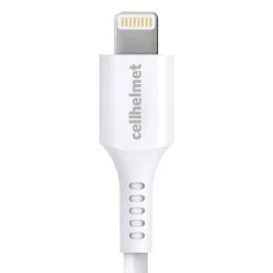 Cellhelmet Charge And Sync USB-A To Lightning Round Cable, 6' (CABLE-LIGHT-A-6-R-W)