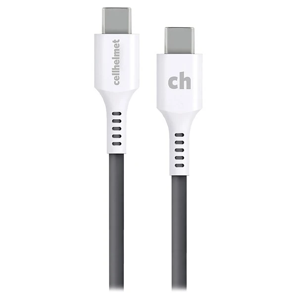 Cellhelmet Charge And Sync USB-C To USB-C Round Cable, 10' (CABLE-C-C-10-R-G) - Image 3