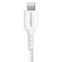 Cellhelmet Charge And Sync USB-A To Lightning Round Cable, 10' (CABLE-LIGHT-A-10-R-W)