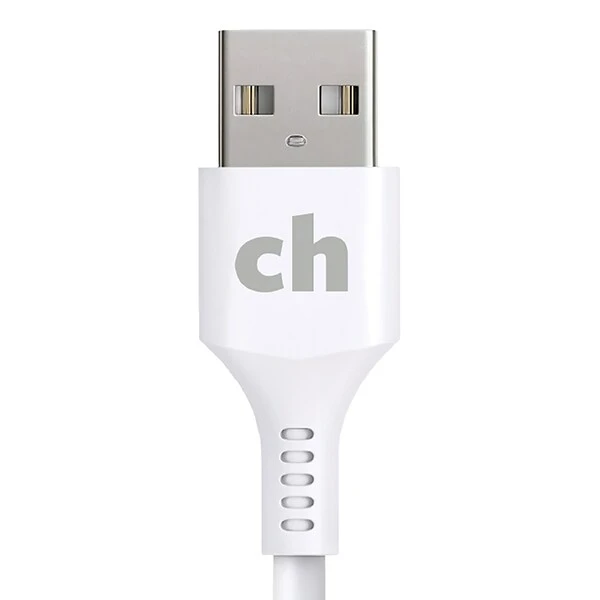 Cellhelmet Charge And Sync USB-A To Lightning Round Cable, 10' (CABLE-LIGHT-A-10-R-W) - Image 2