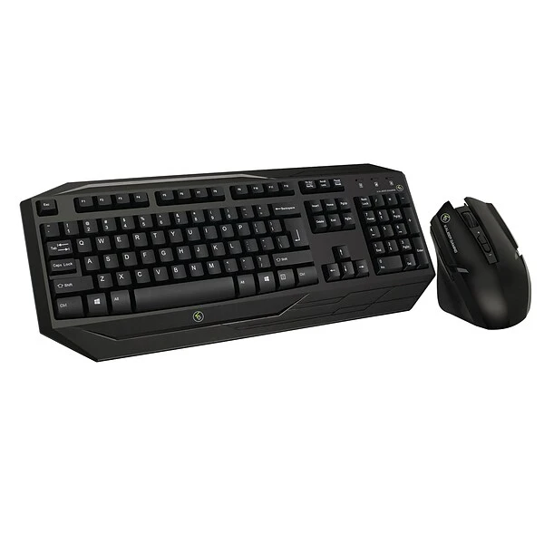 IOGEAR Kaliber Wireless Gaming Keyboard And Mouse Combo, Black (GKM602R)
