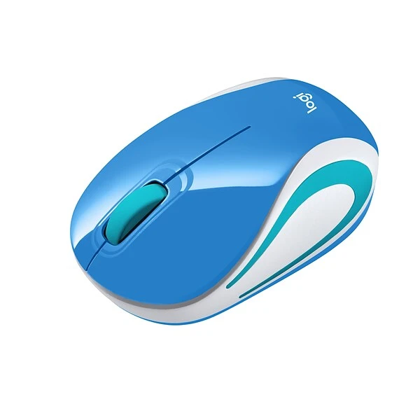 Logitech M187 Advanced Wireless Optical Mouse, Palace Blue (910-005360) - Image 2
