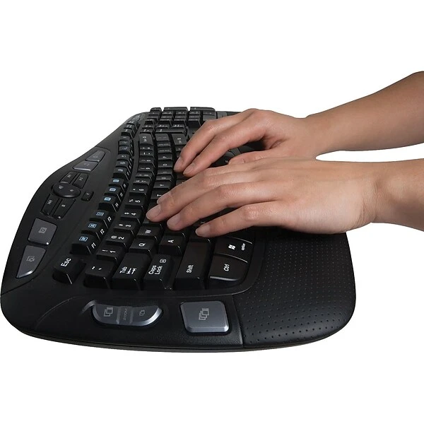 Logitech K350 Wireless Keyboard, Black (920-001996) - Image 3