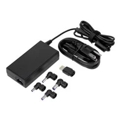 Targus Semi-Slim Universal Laptop Charger, 6' Cord, 90 Watt, Black (APA90US)