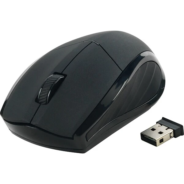 Staples 23420 Cordless Optical Mouse, Black - Image 4