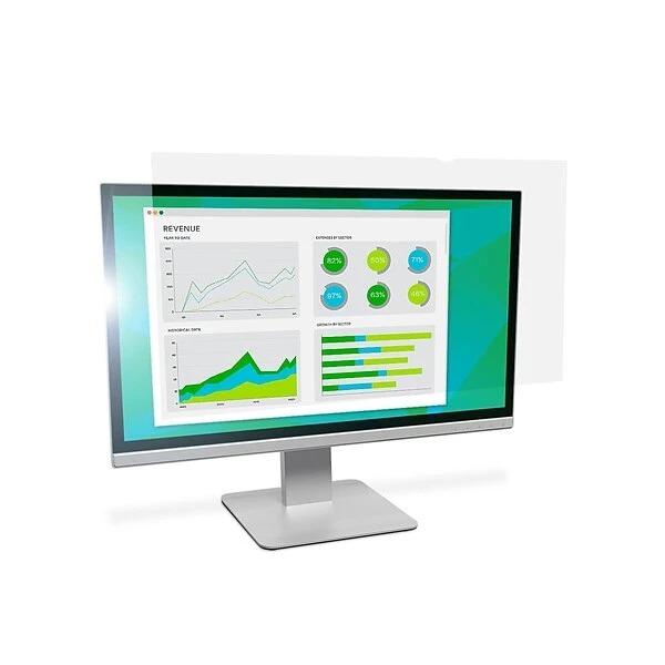 3M Anti-Glare Filter For 23" Widescreen Monitor, 16:9 Aspect Ratio (AG230W9B) - Image 2