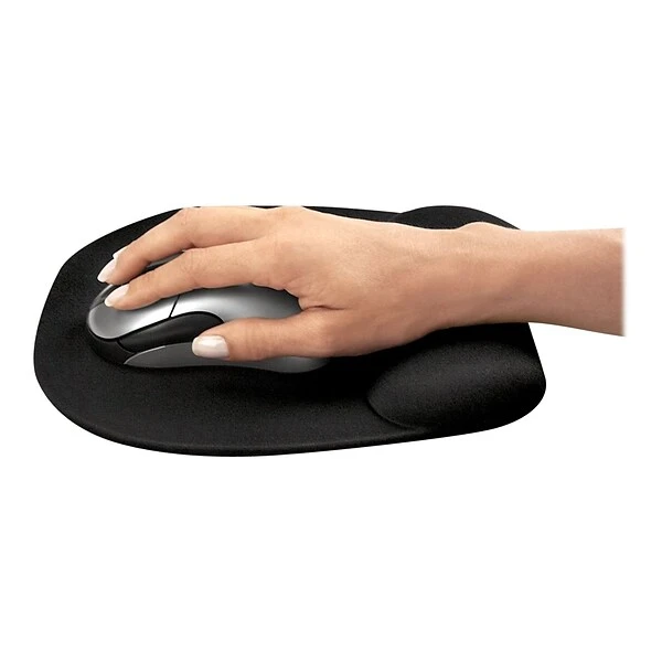 Fellowes Foam Mouse Pad/Wrist Rest Combo, Black (9176501) - Image 2