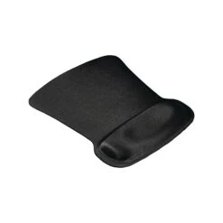 Allsop Ergoprene Gel Mouse Pad/Wrist Rest Combo, Black (30191)