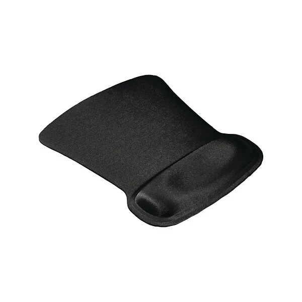 Allsop Ergoprene Gel Mouse Pad/Wrist Rest Combo, Black (30191)