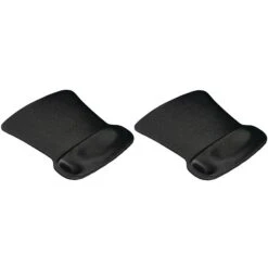 Allsop Ergoprene Gel Mouse Pad With Wrist Rest, 2/Pack (30191)