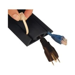 UT Wire Cable Concealer & Cover, 180"L, Black (UTW-CP1501-BK)