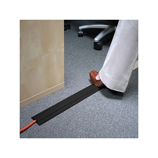 UT Wire Cable Concealer & Cover, 180"L, Black (UTW-CP1501-BK) - Image 2