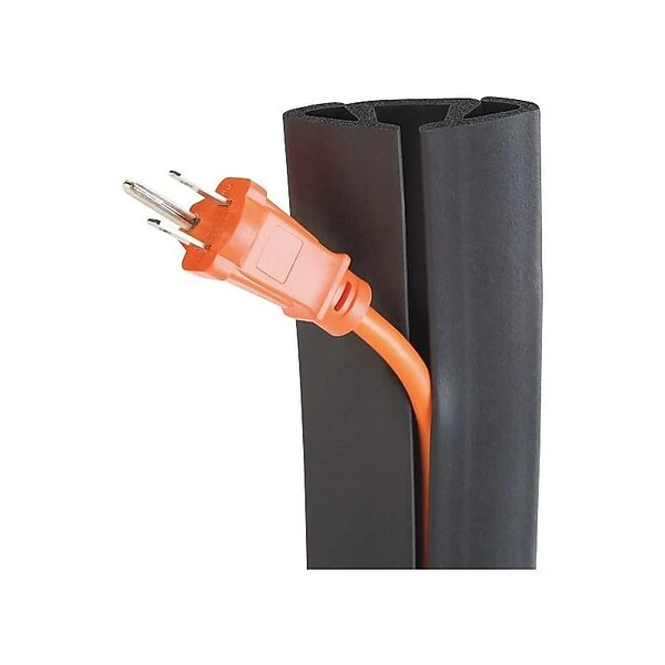 UT Wire Cable Concealer & Cover, 180"L, Black (UTW-CP1501-BK) - Image 3